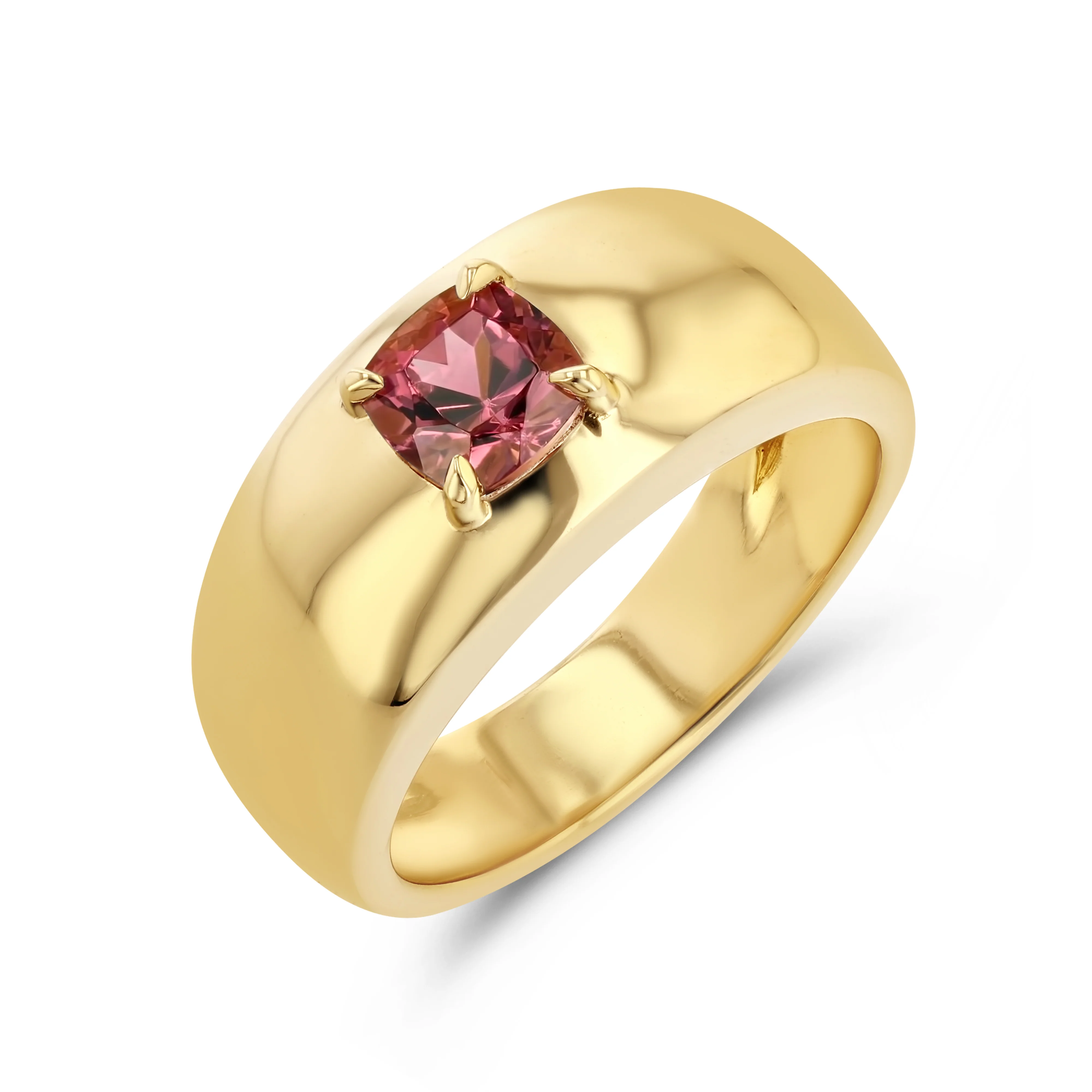 0.70CT PINK TOURMALINE CLOUD RING - Image 10