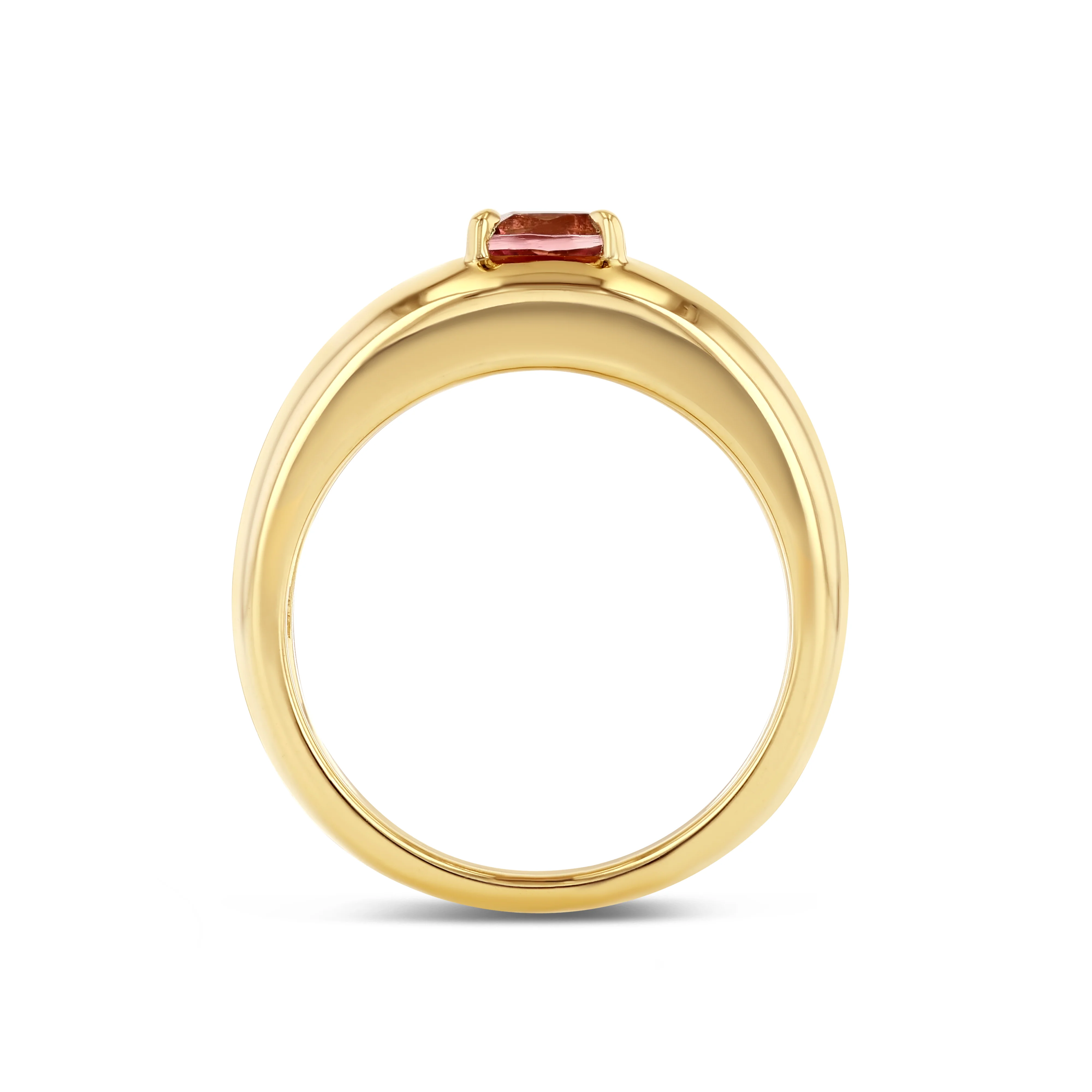 0.70CT PINK TOURMALINE CLOUD RING - Image 11