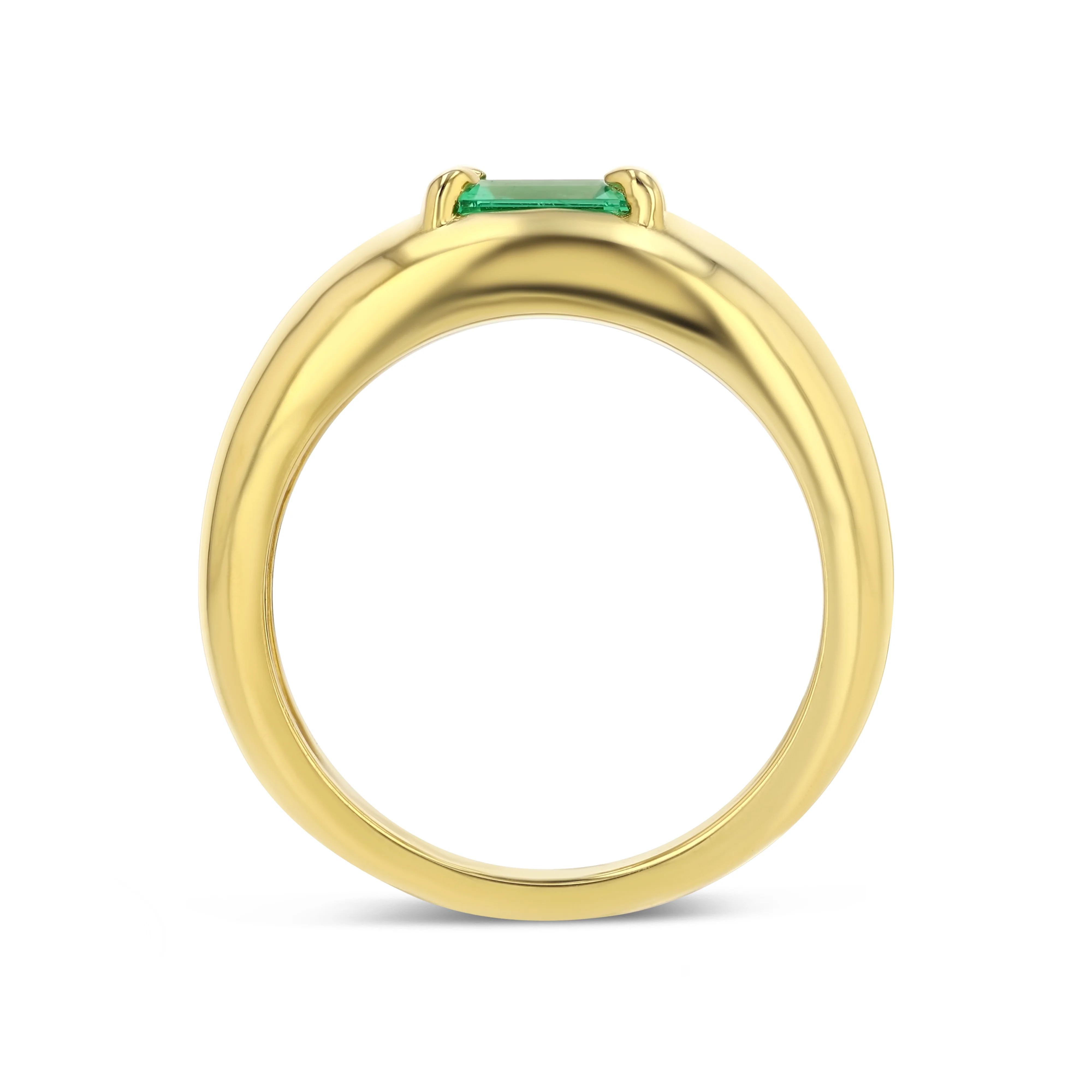 0.89ct Emerald Cloud Ring - Image 2