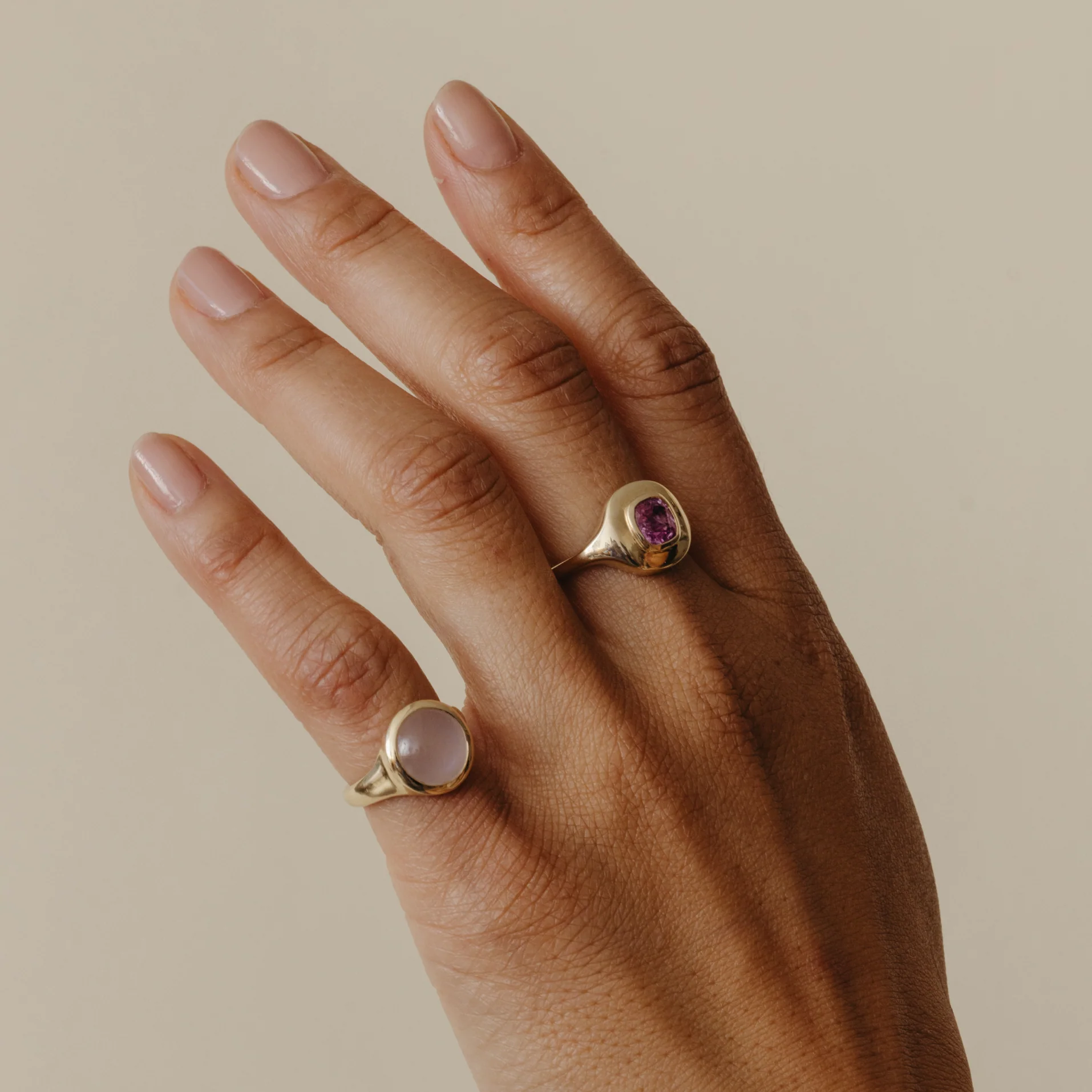 1.17ct Pink Sapphire Ripple Ring - Image 4