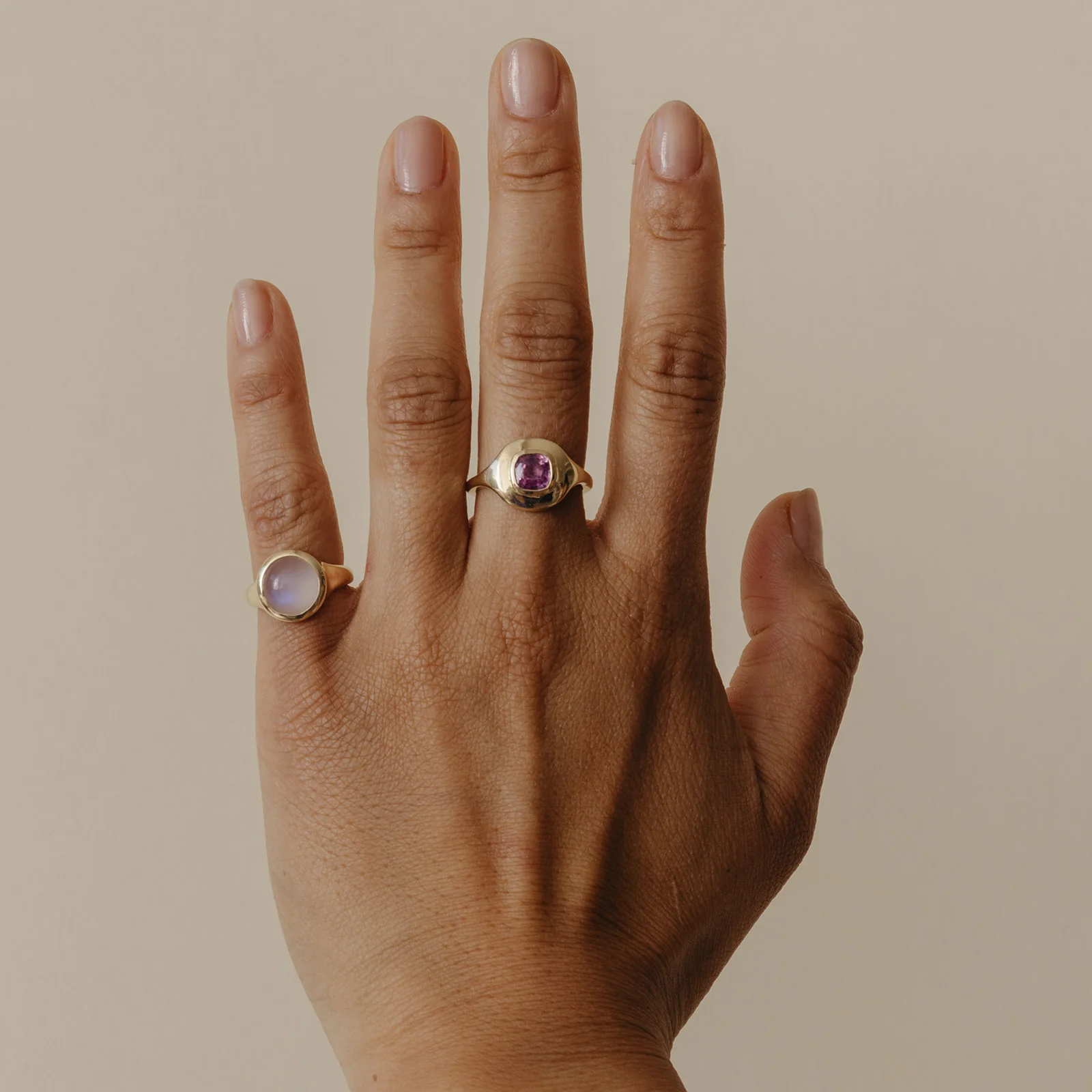 1.17ct Pink Sapphire Ripple Ring - Image 5