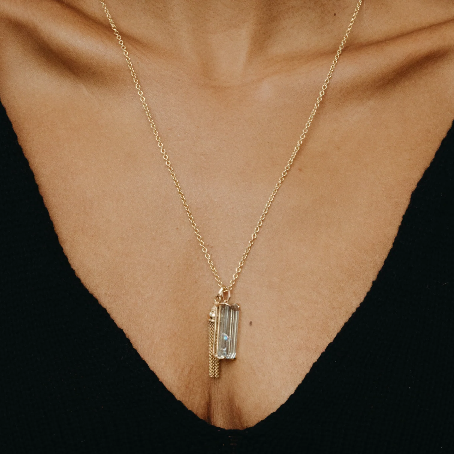 13.58ct Aquamarine Prong Set Charm - Image 3