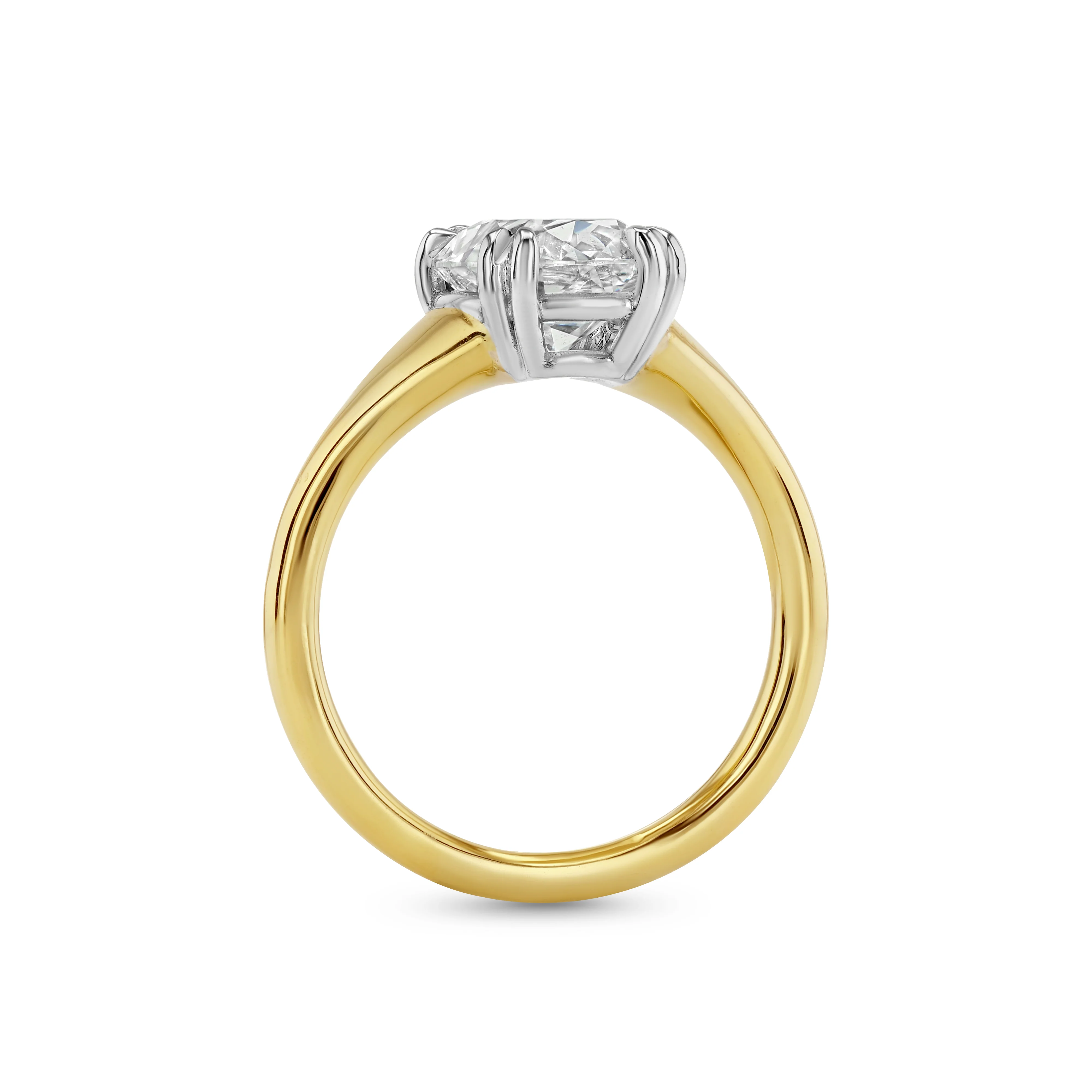 2.61ct Old Mine Cut Lab Diamond Dove Ring - Image 2