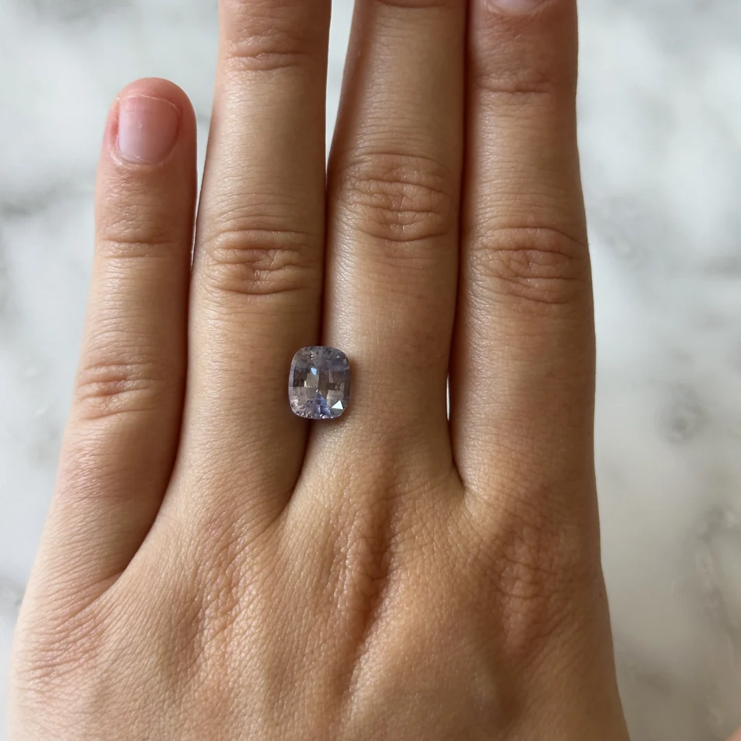 BESPOKE 3.05CT PERIWINKLE SAPPHIRE - Image 3