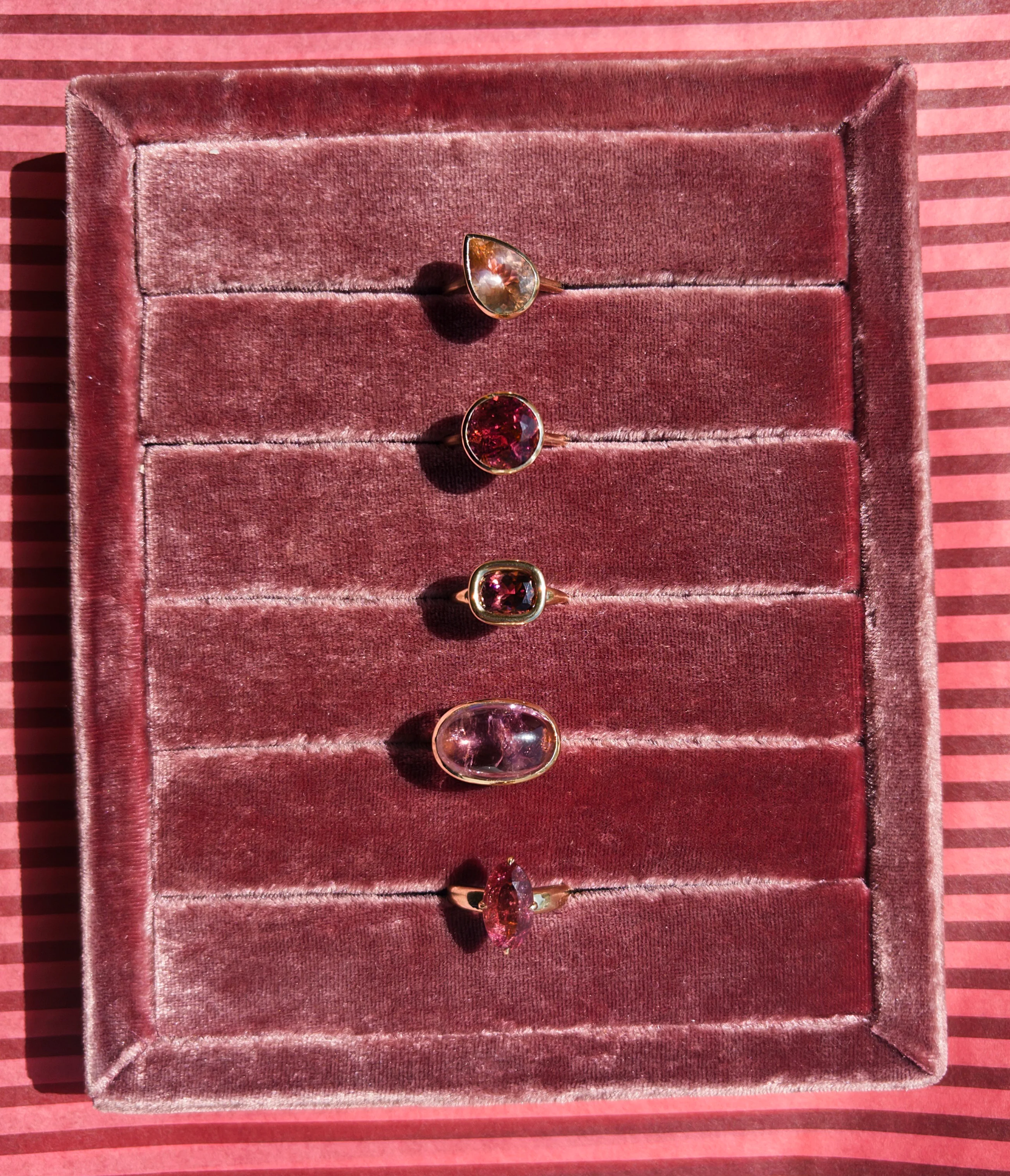 8.24ct Round Tourmaline Bezel Ring - Image 7