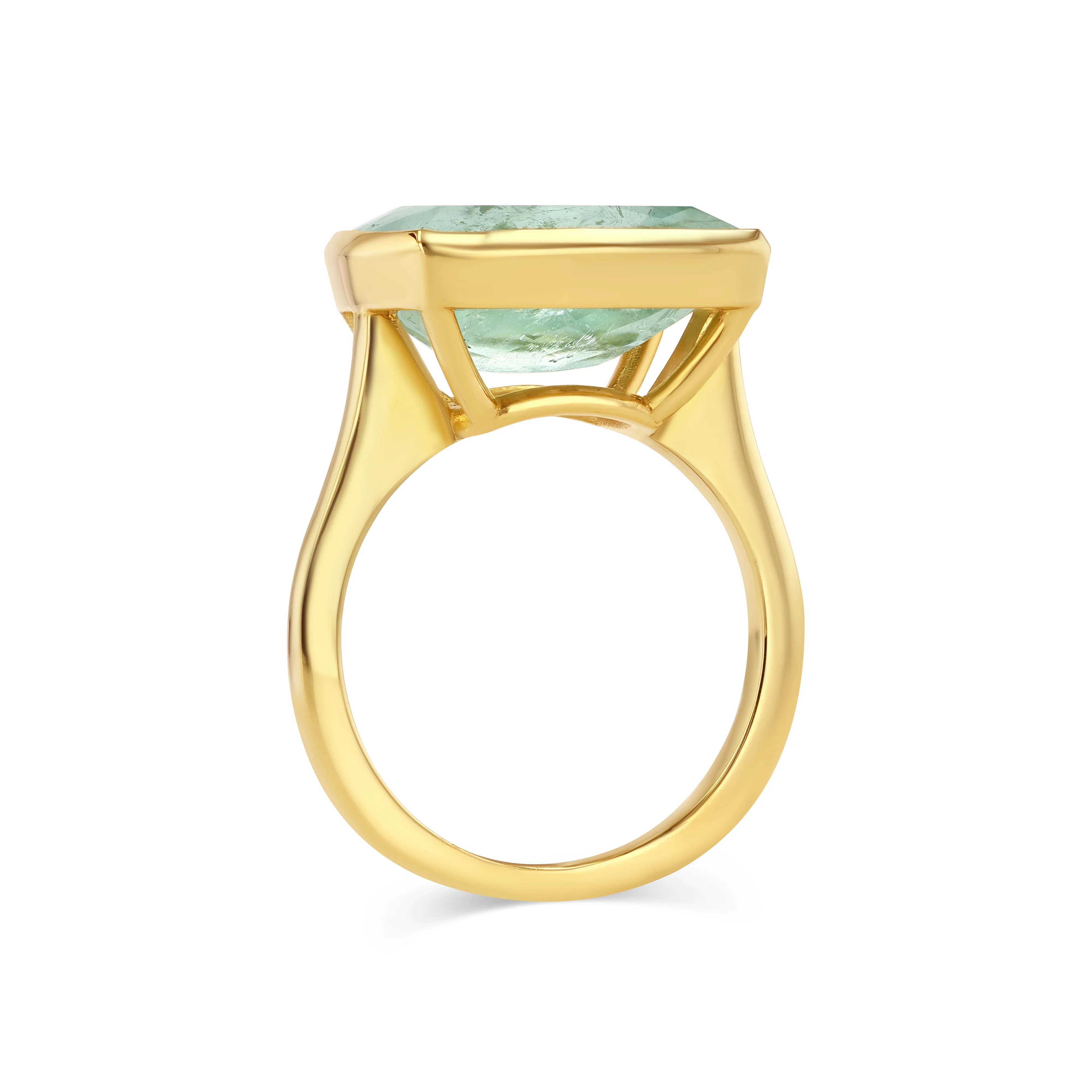 9.50ct Seafoam Beryl Bezel Ring - Image 2