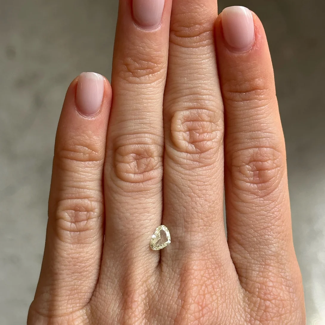 BESPOKE 0.41CT YELLOW PEAR DIAMOND - Image 3