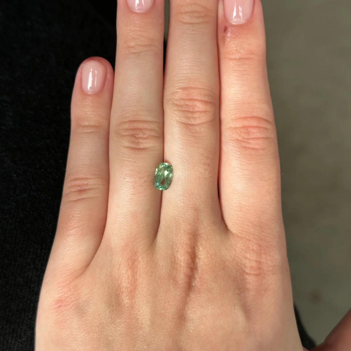 Bespoke 1.09ct Demantoid Garnet Cushion Cut - Image 3