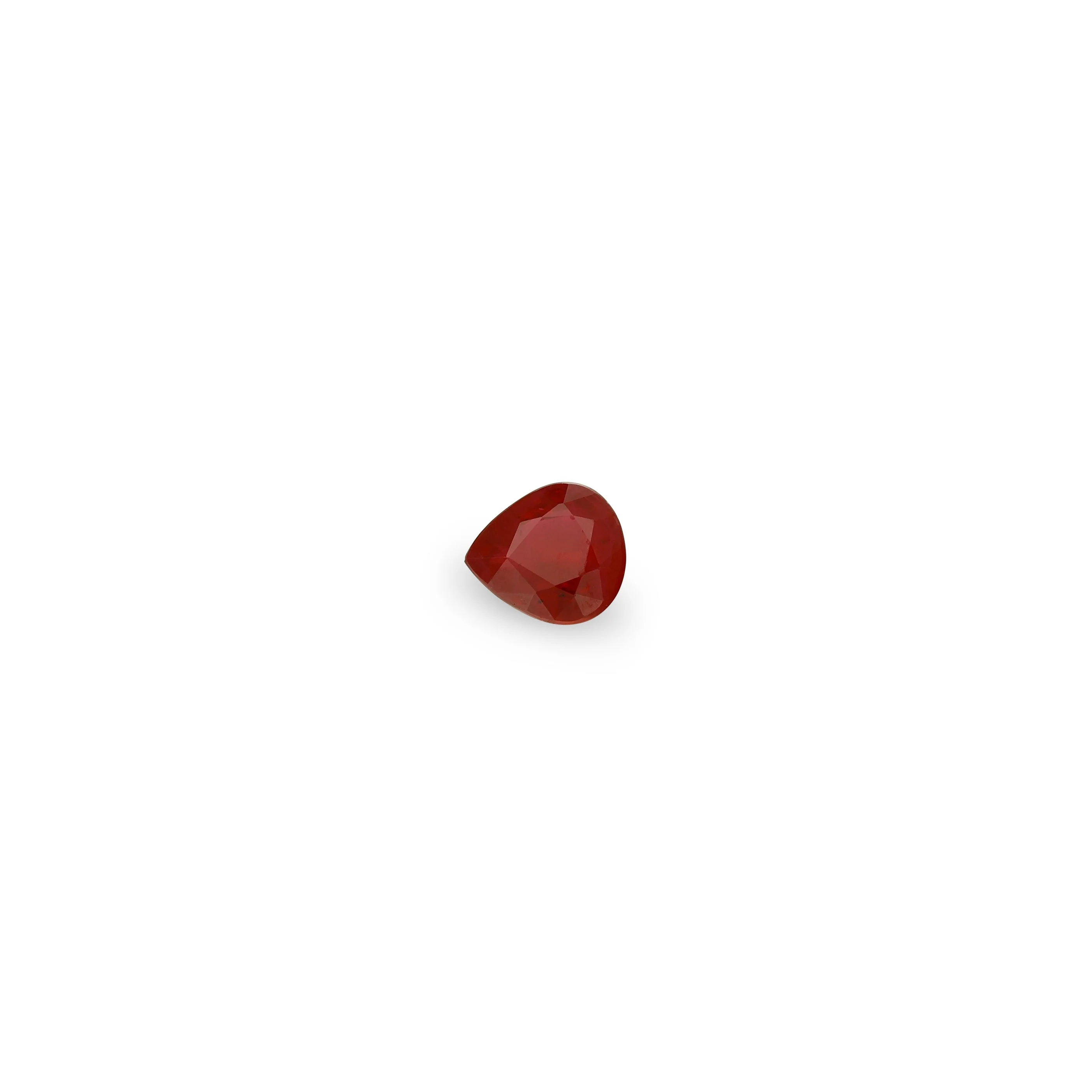 Bespoke 1.31ct Pear Ruby