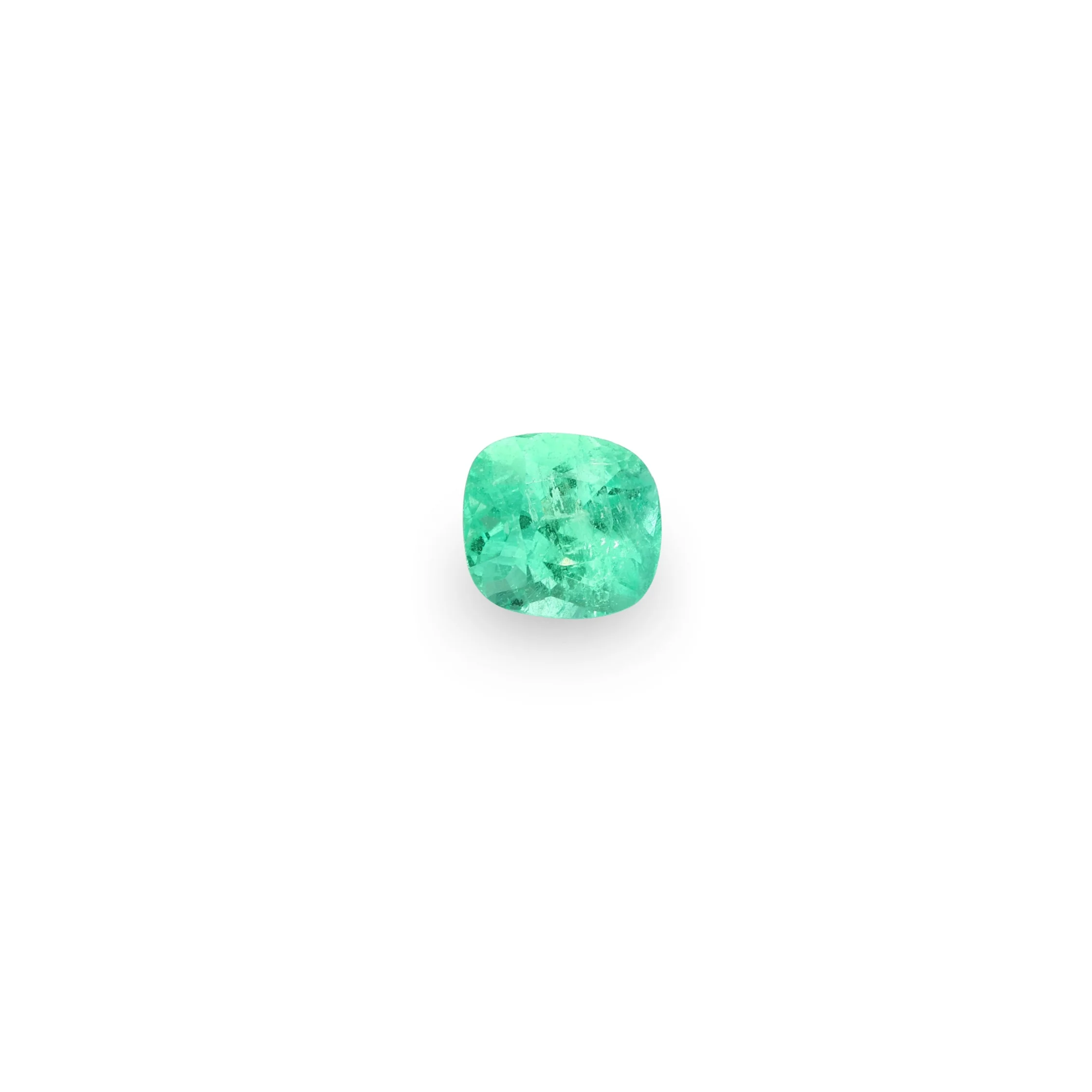 Bespoke 1.44ct Colombian Emerald Cushion Cut