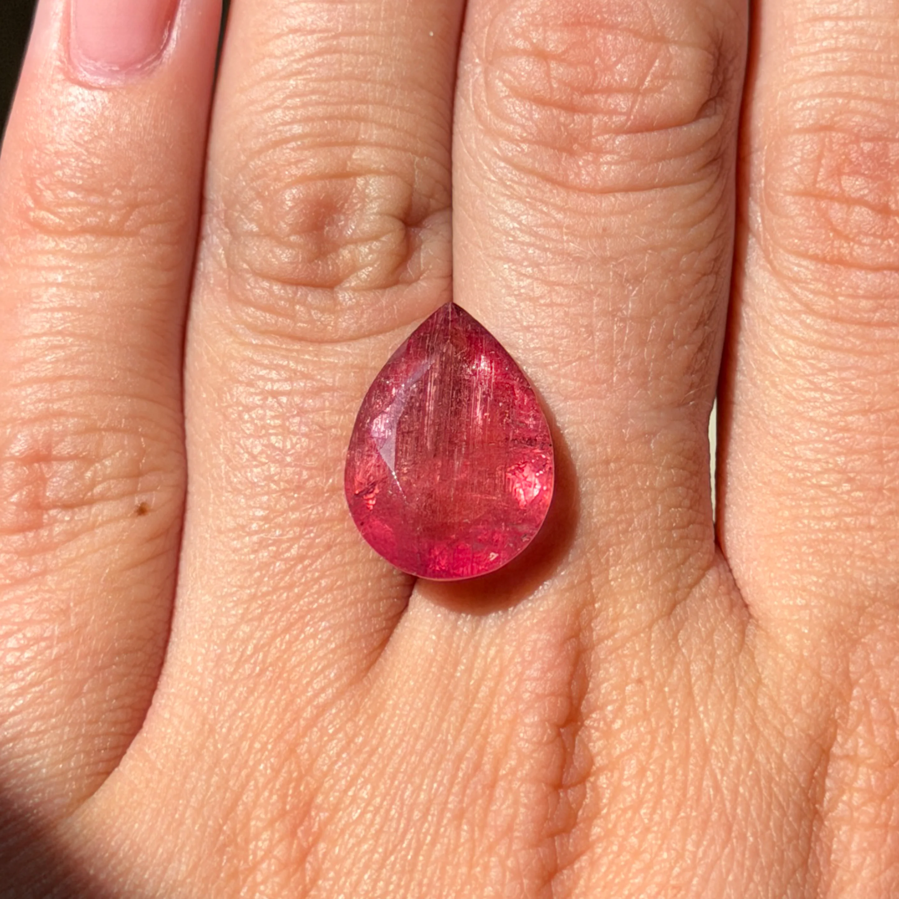 Bespoke 10.65ct Pear Pink Tourmaline - Image 3