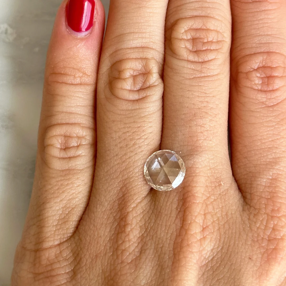 BESPOKE 2.24CT ROUND ROSE CUT LAB DIAMOND - Image 3