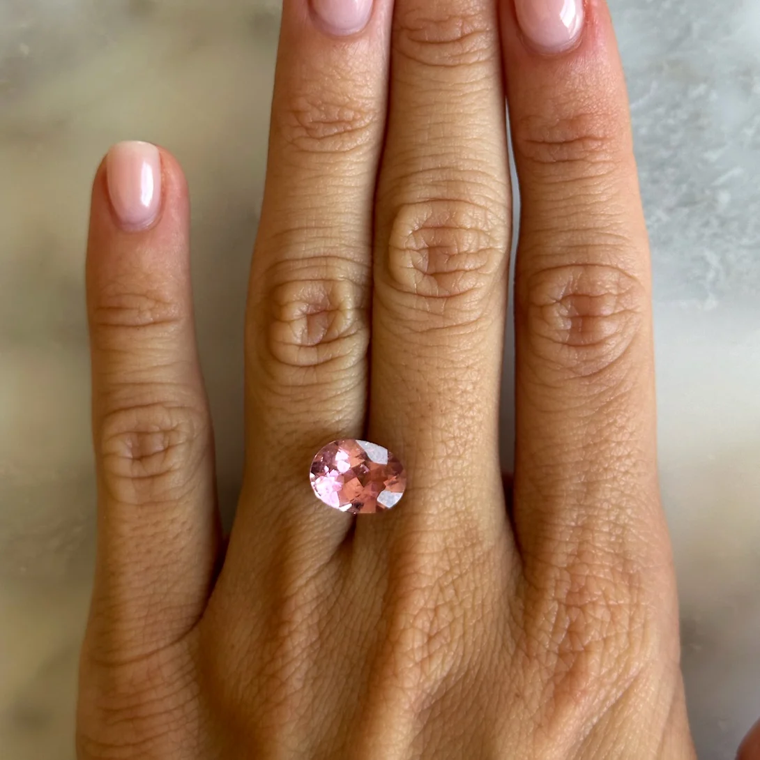 BESPOKE 3.17CT LIGHT PINK TOURMALINE - Image 3