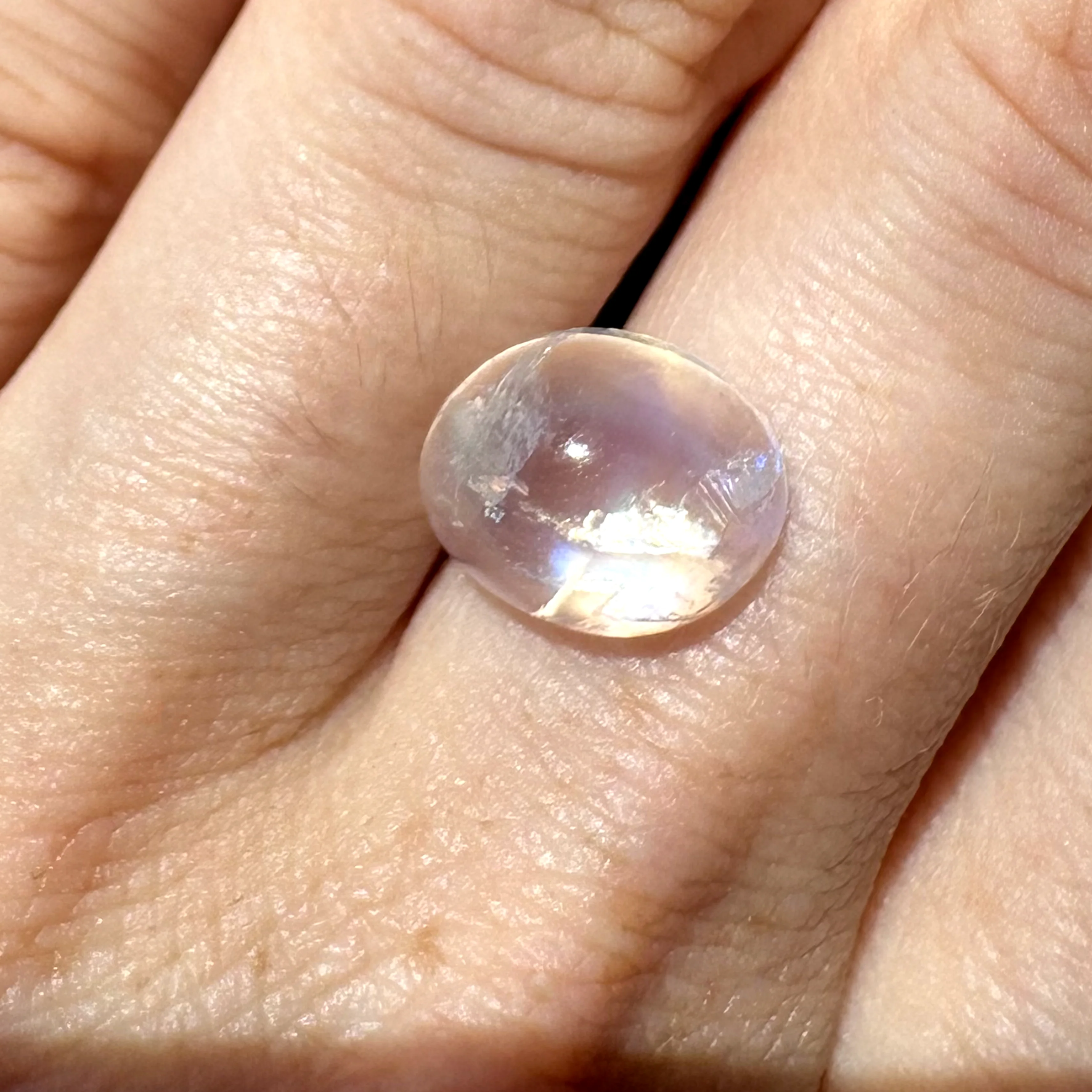 Bespoke 3.67ct Oval Moonstone Cabochon - Image 3