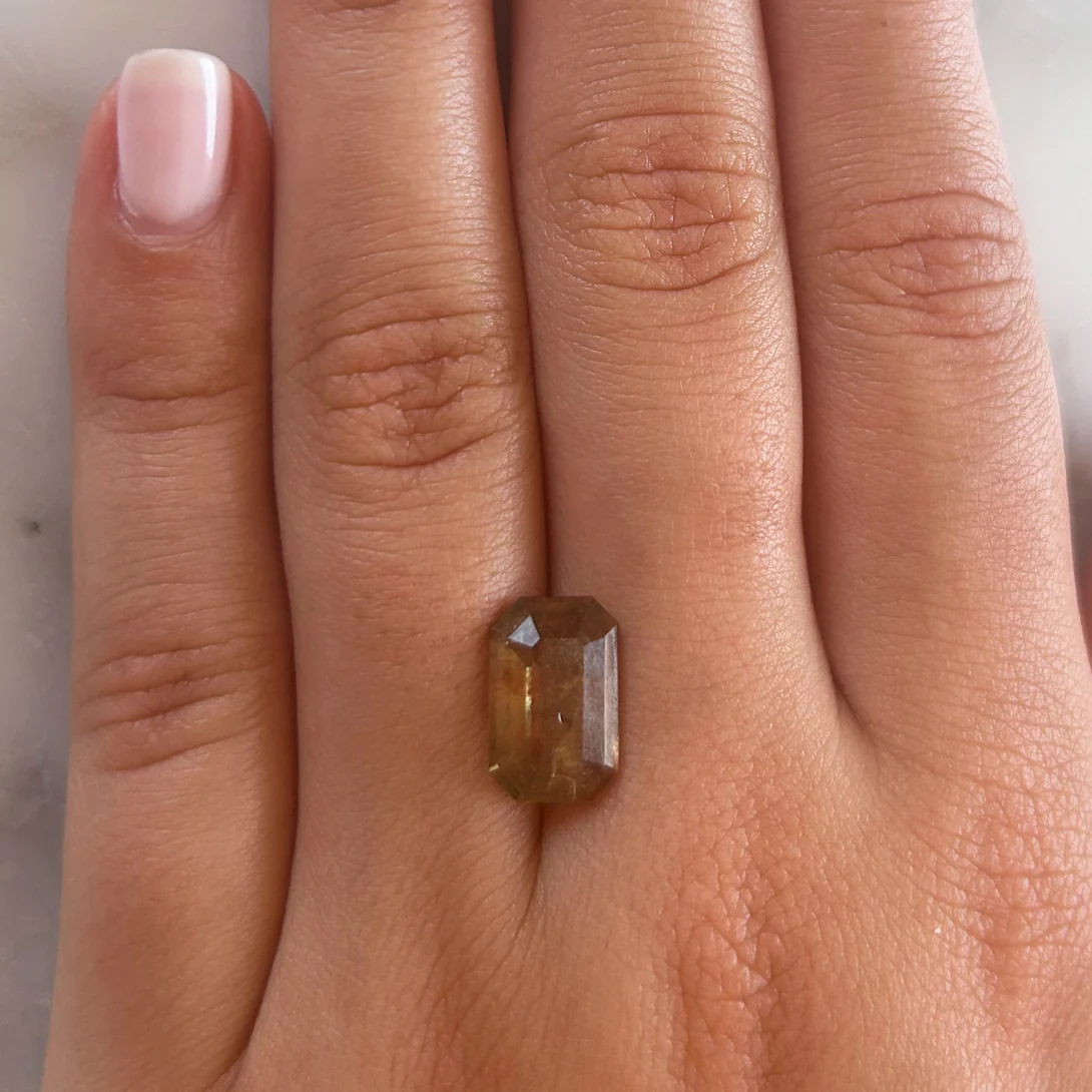 BESPOKE 4.69CT GREEN SAPPHIRE - Image 6