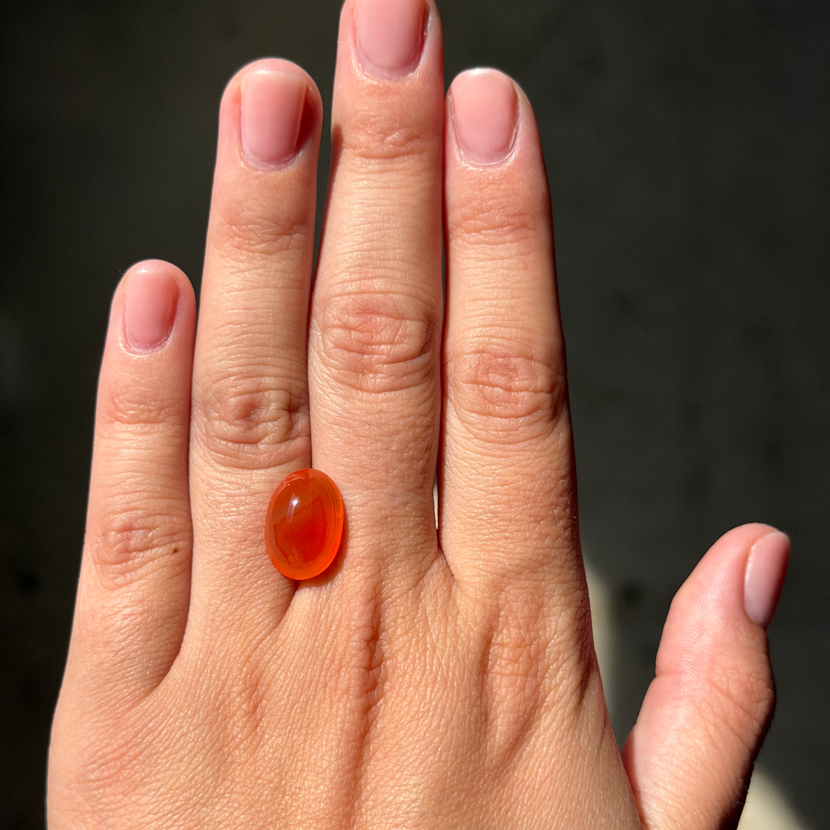 Bespoke 5.86ct Carnelian Cabochon - Image 2