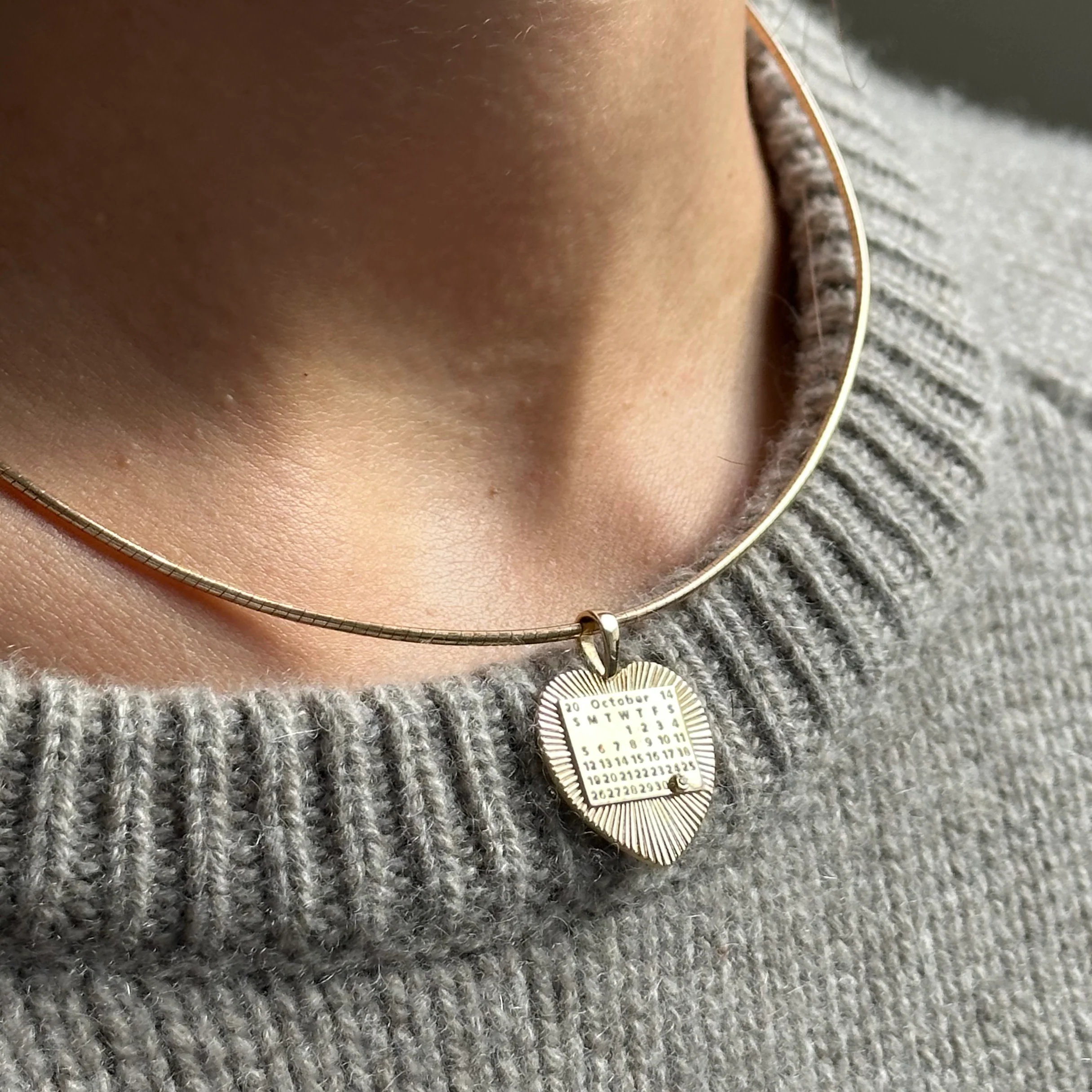 Calendar Heart Charm - Image 5