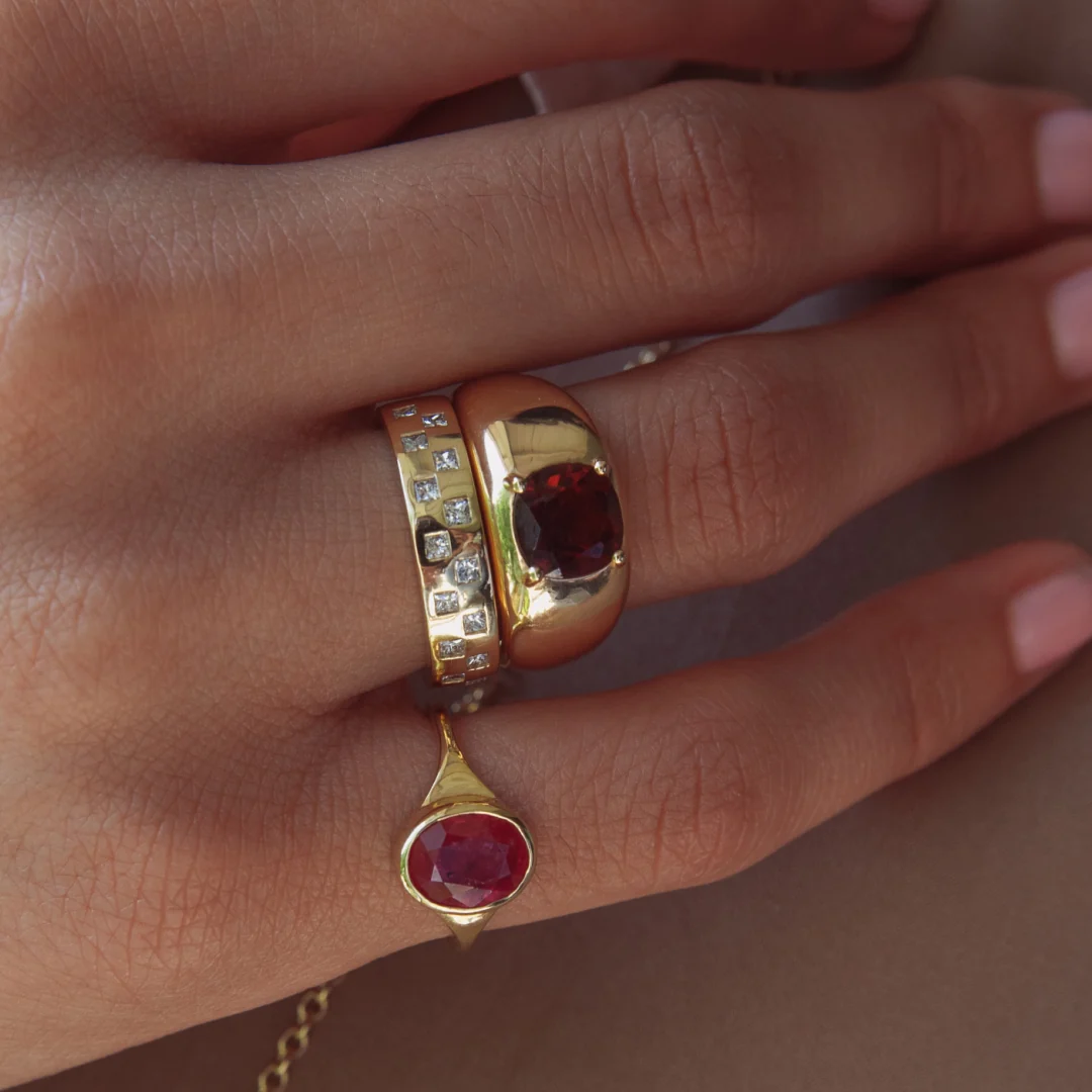 Checkerboard Ring - Image 2