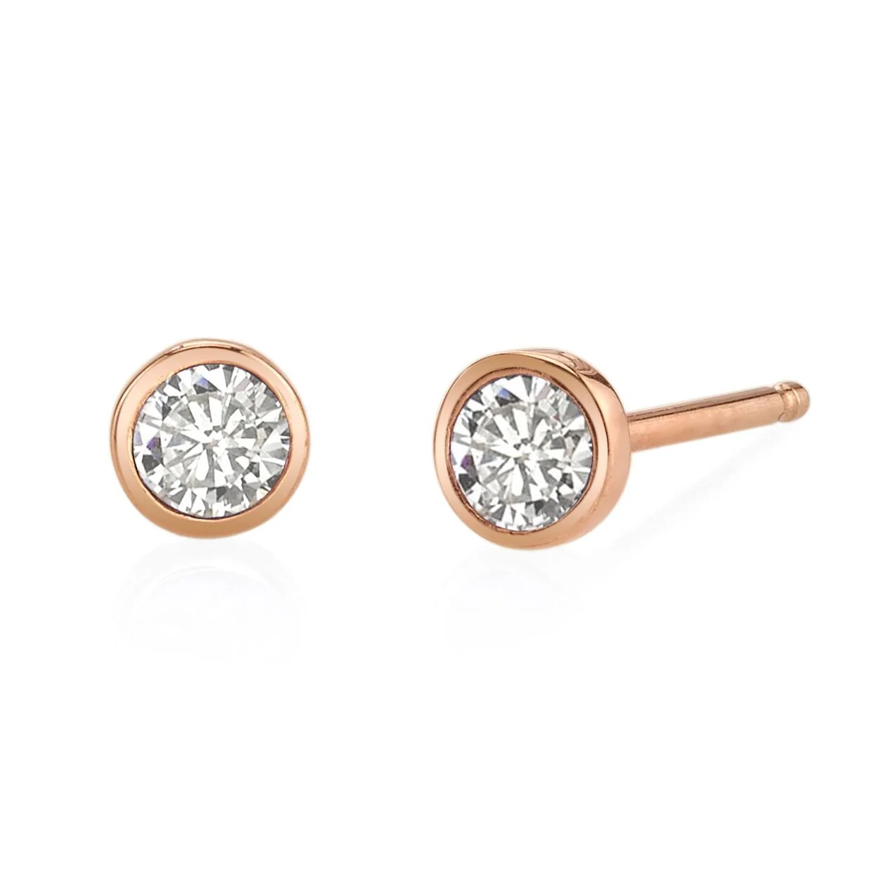 Diamond Birthstone Earrings - Image 4