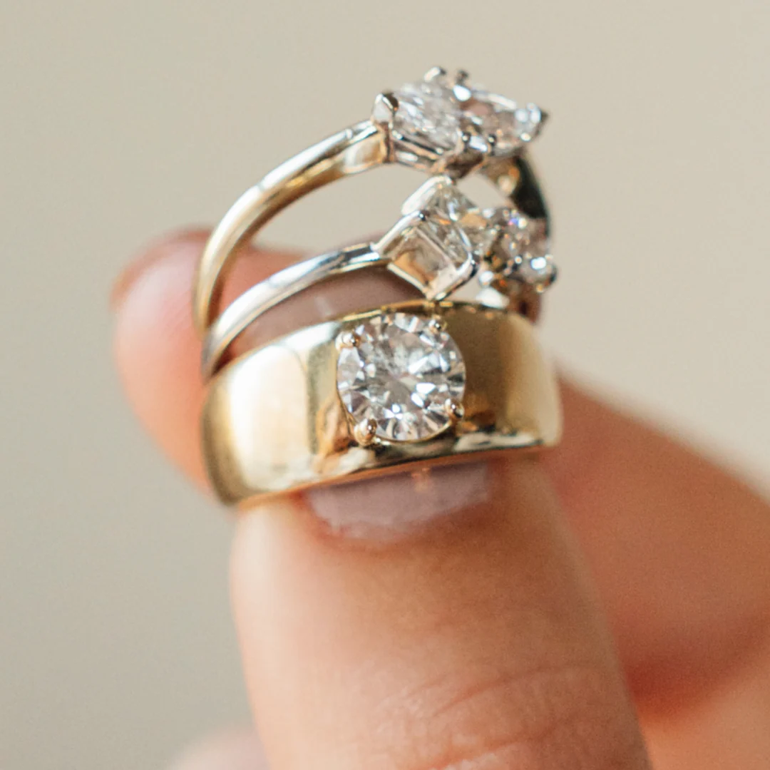 1.00ct Round Diamond Cloud Ring - Image 10