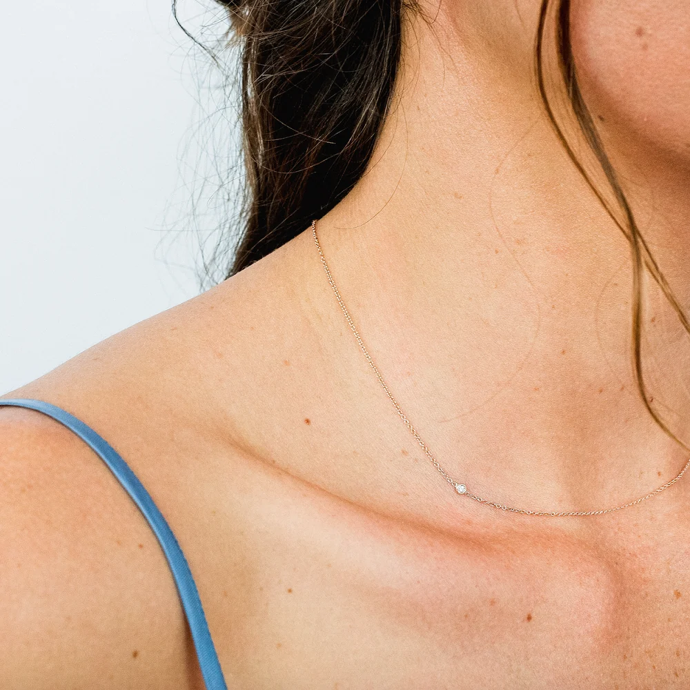 Diamond Kiss Necklace - Image 8