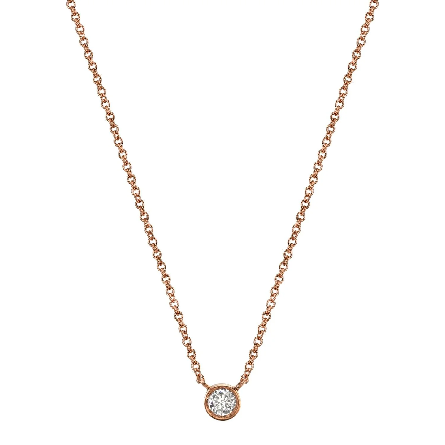 Diamond Solitaire Necklace - Image 6