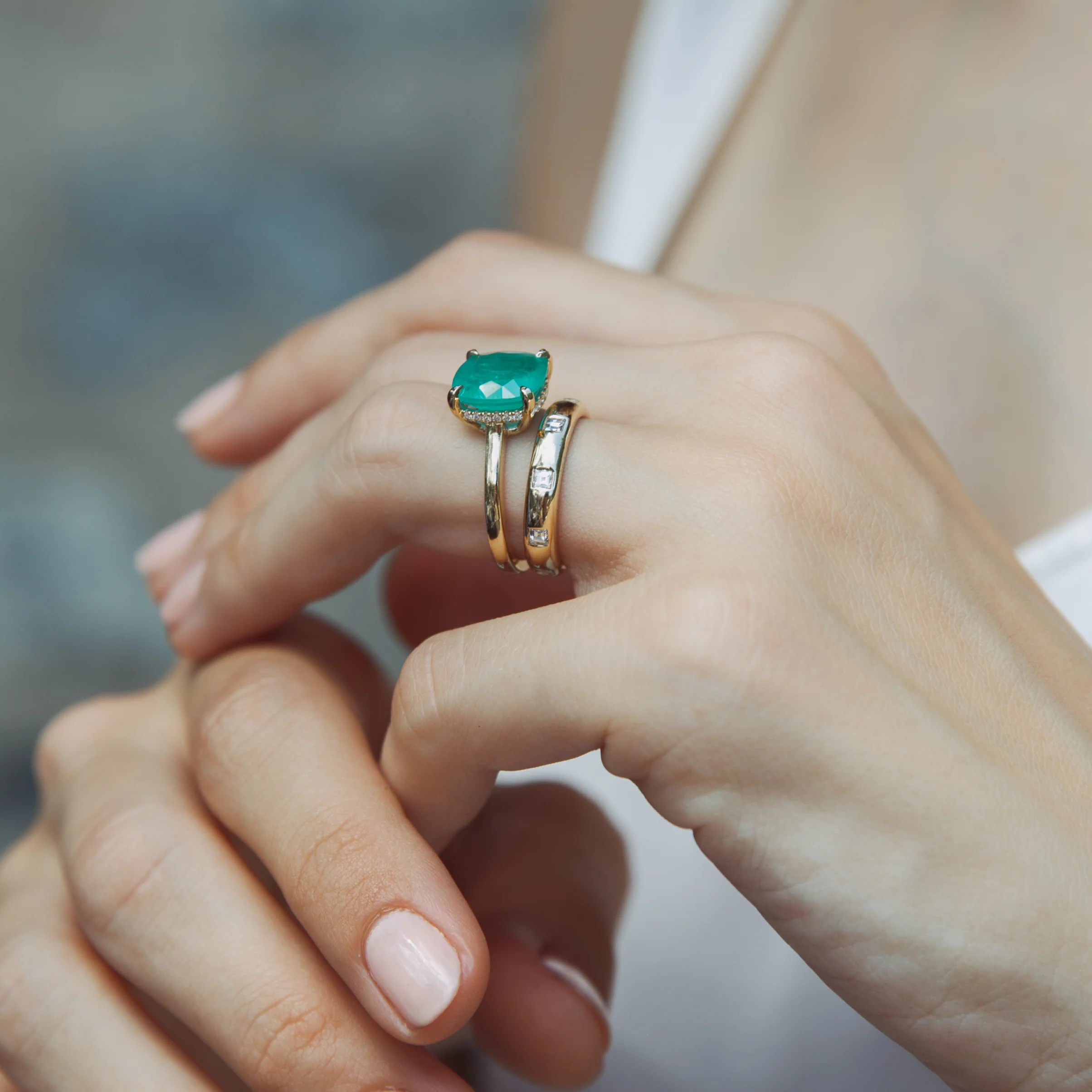 Emerald Belle Ring - Image 4