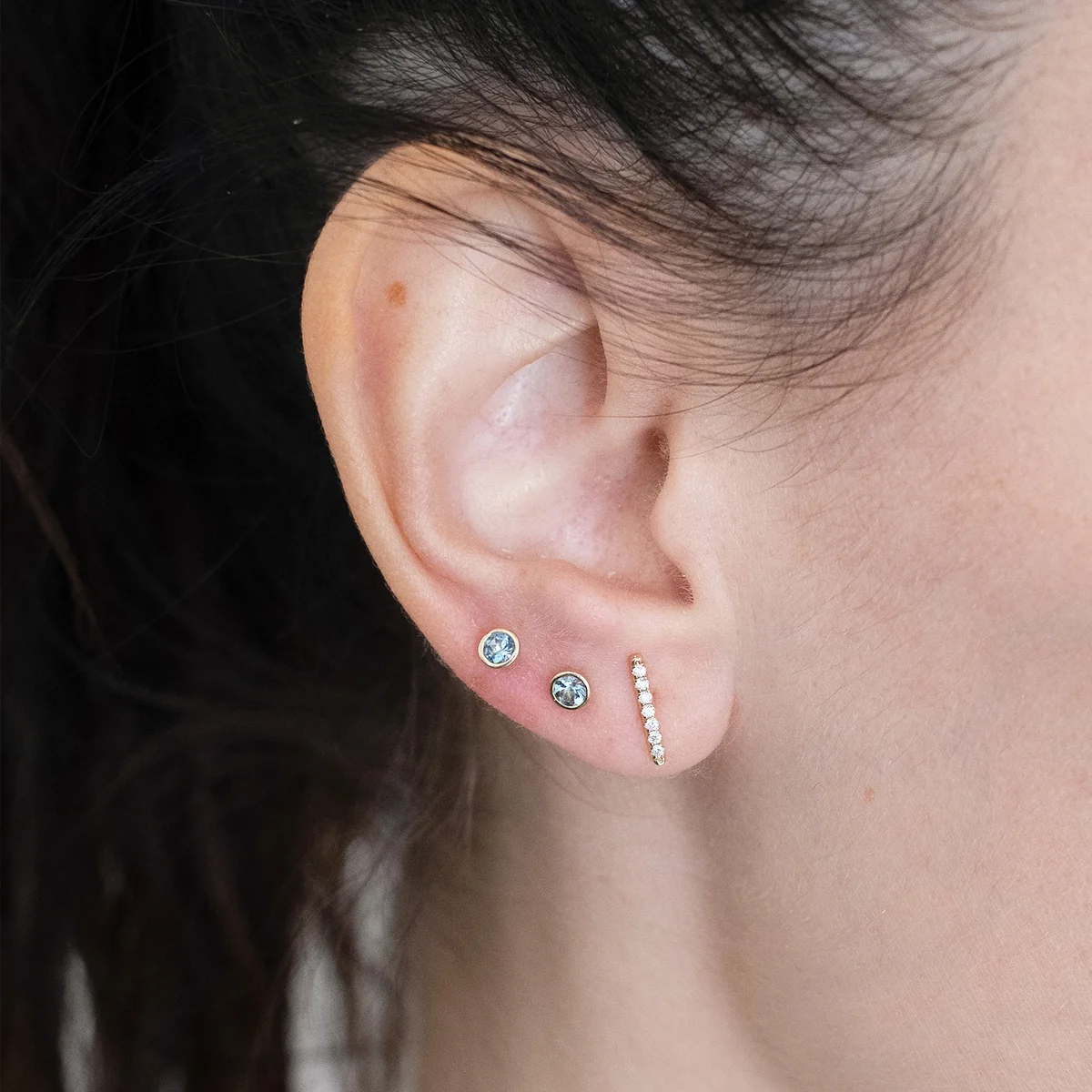 Garnet Birthstone Earrings - Image 6