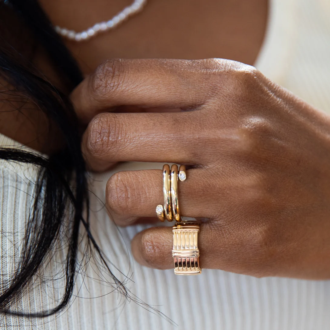 Gold Wrap Ring - Image 2