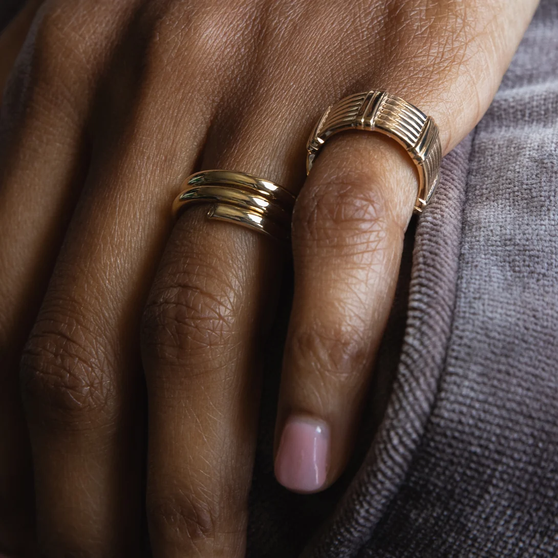 Gold Wrap Ring - Image 5