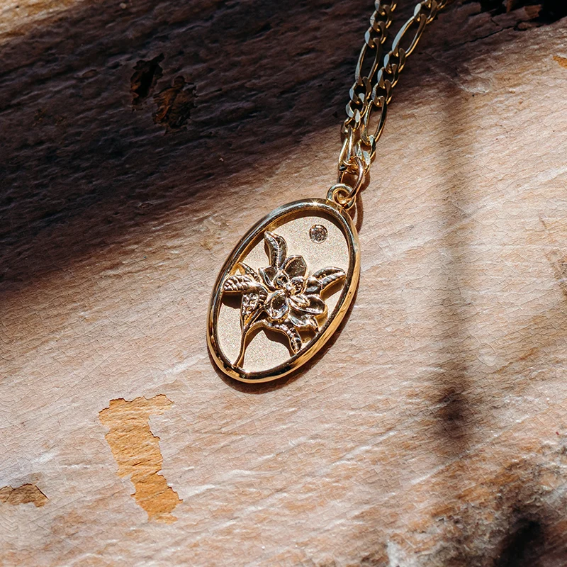 Magnolia Flower Charm - Image 2
