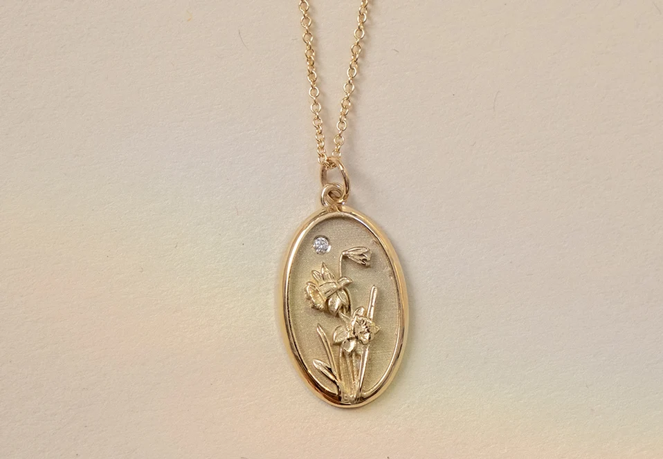 March Birth Flower Charm - Image 7