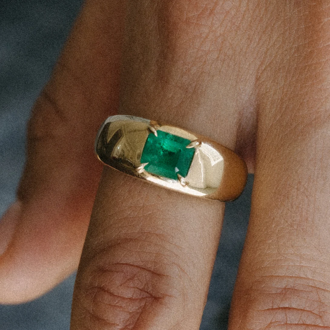 MUZO EMERALD CLOUD RING - Image 6