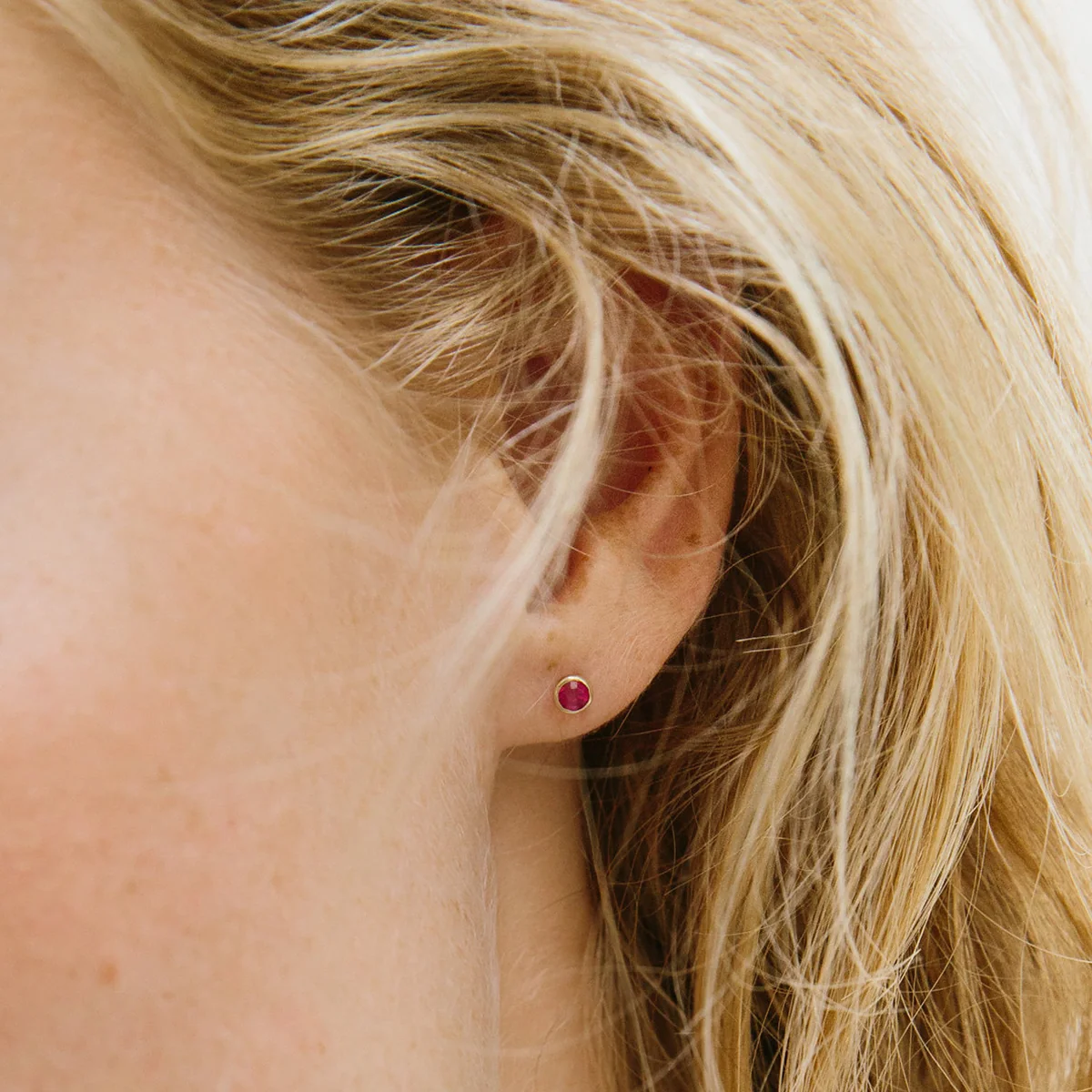 Peridot Birthstone Earrings - Image 6