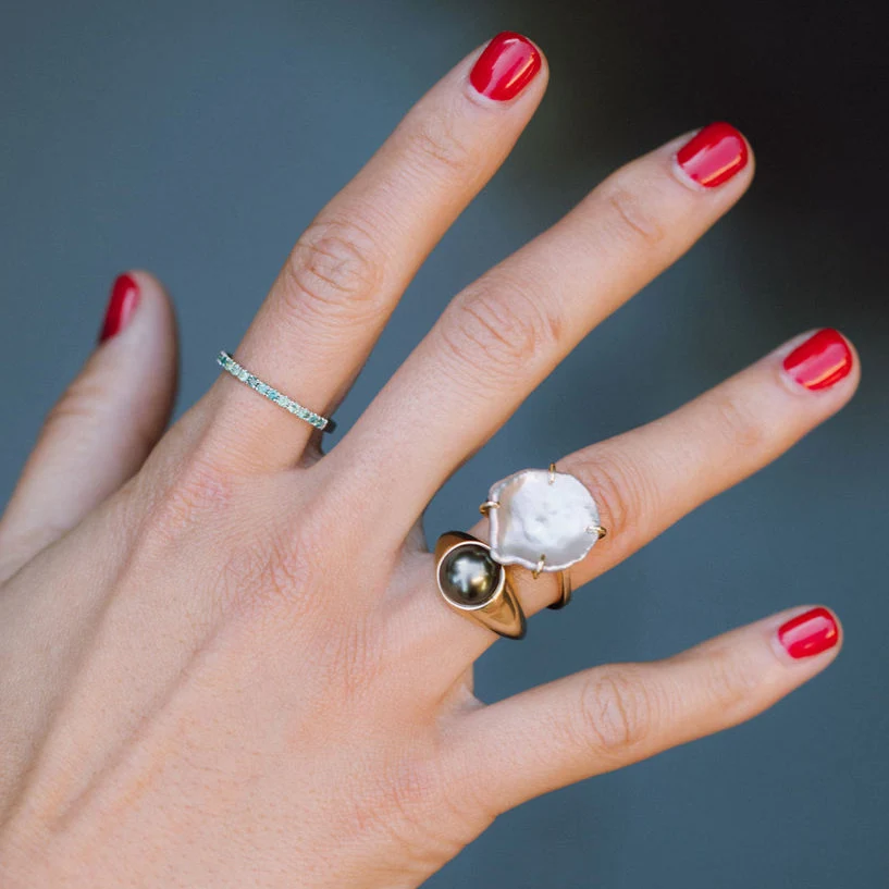 Petal Pearl Ring - Image 3