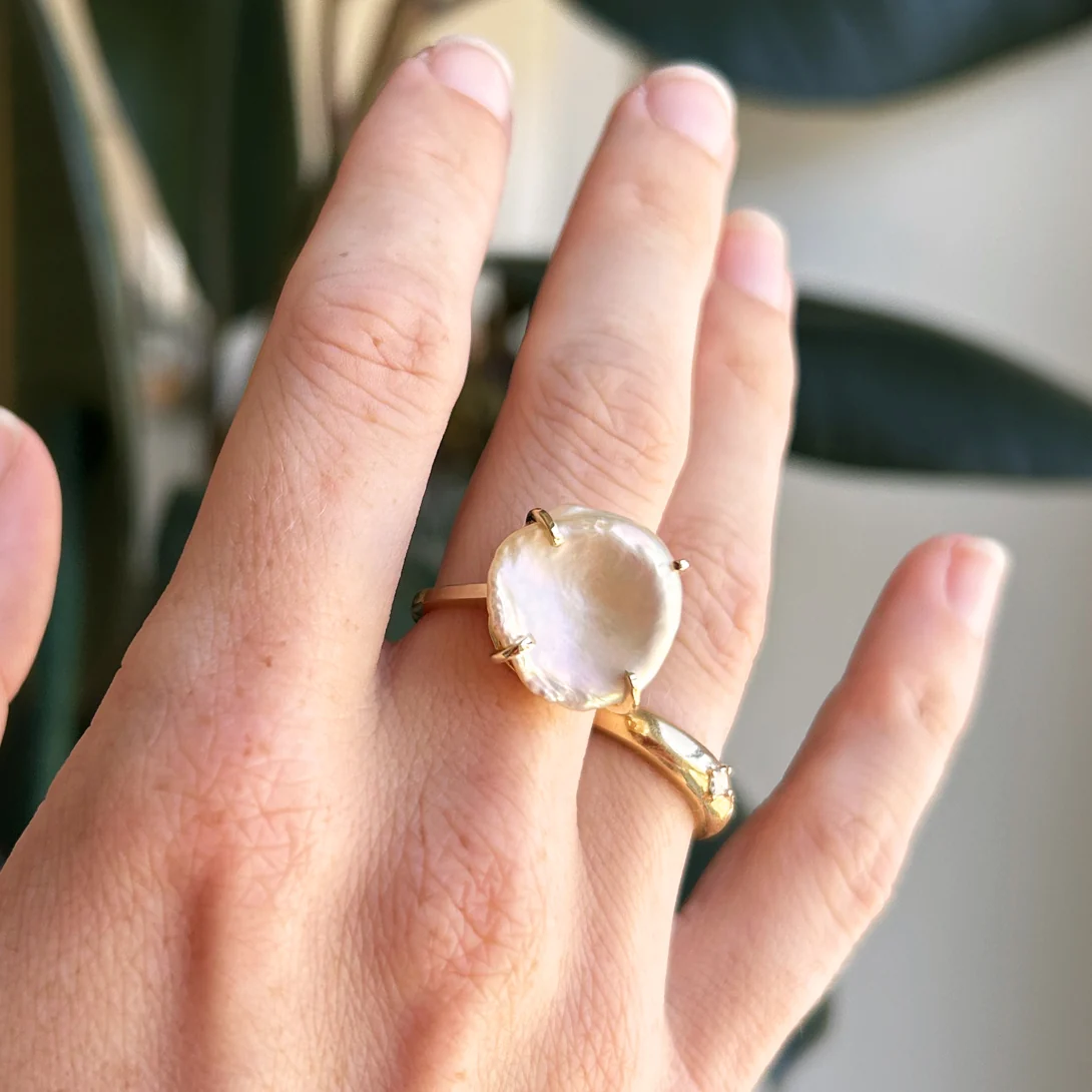 Petal Pearl Ring - Image 4