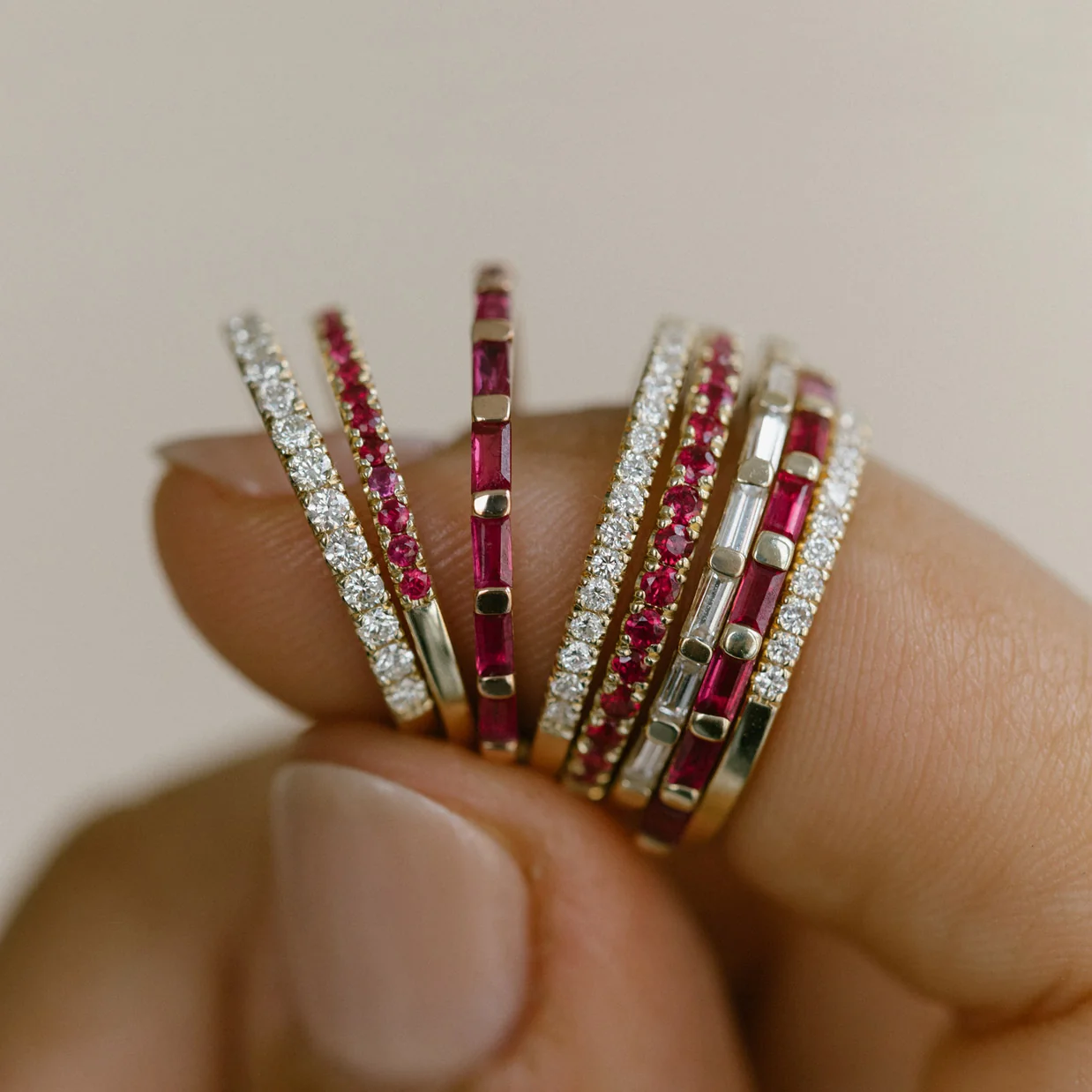 Ruby Pavé Ring - Image 4