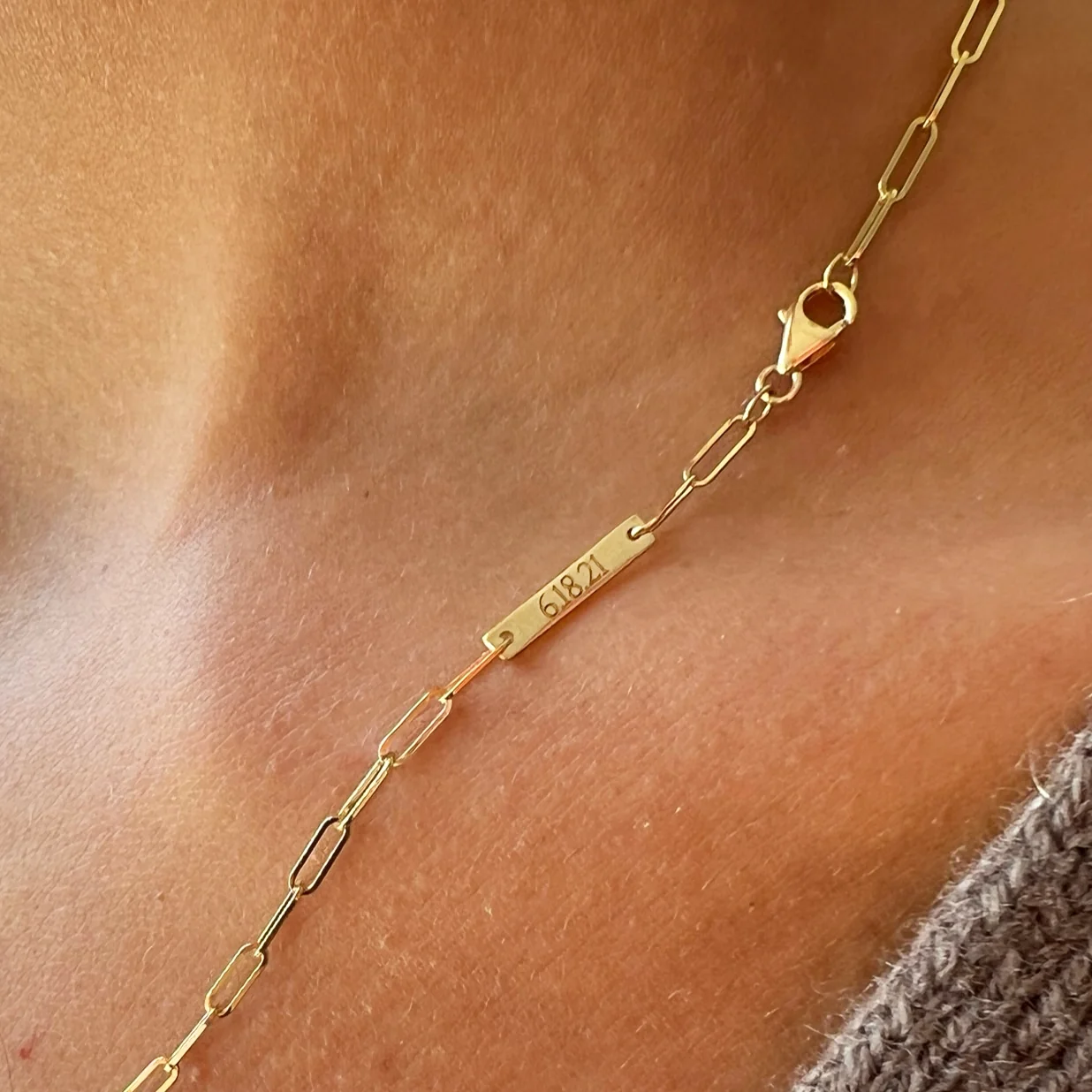 Staple Chain Necklace - Image 11