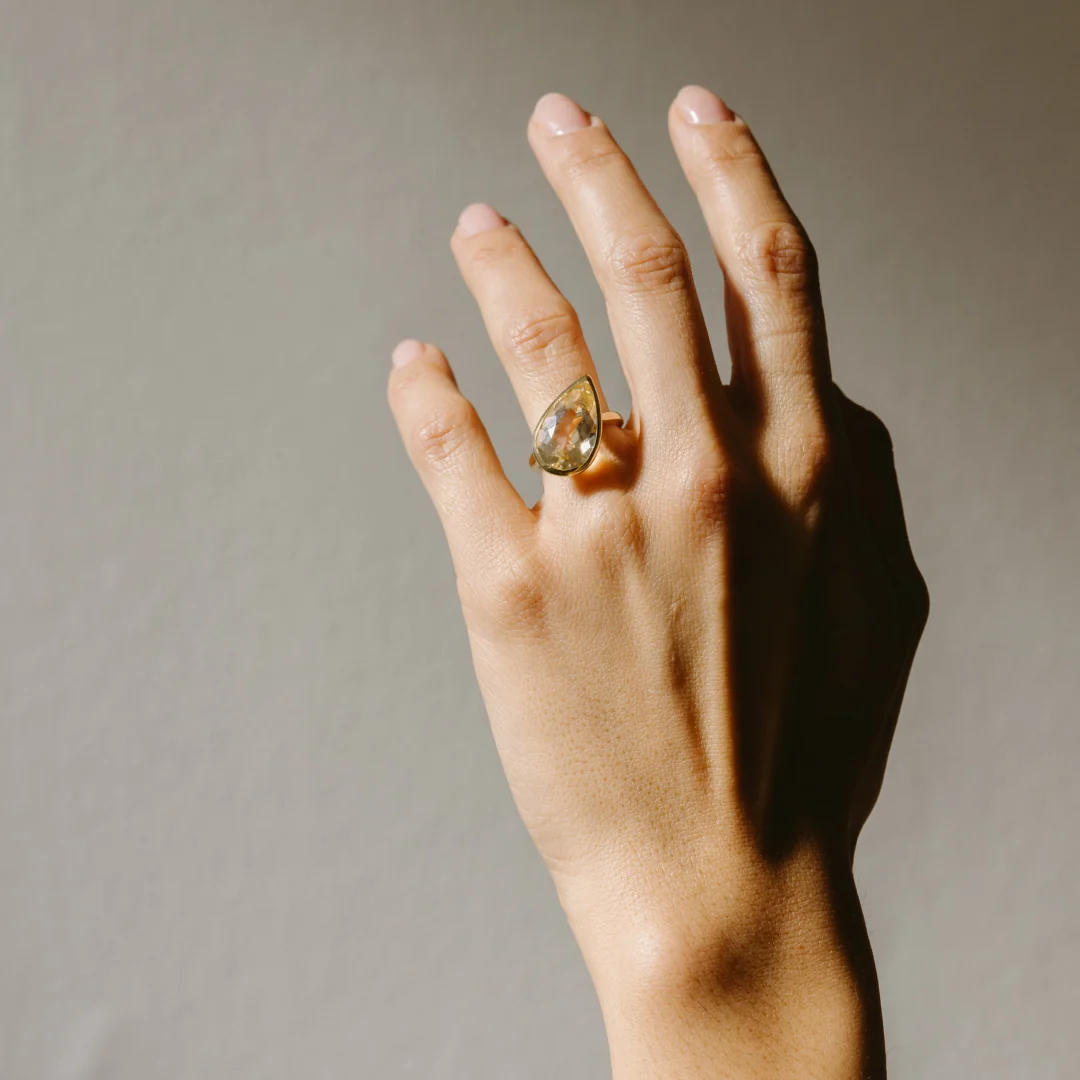 Tilted Citrine Ring - Image 3