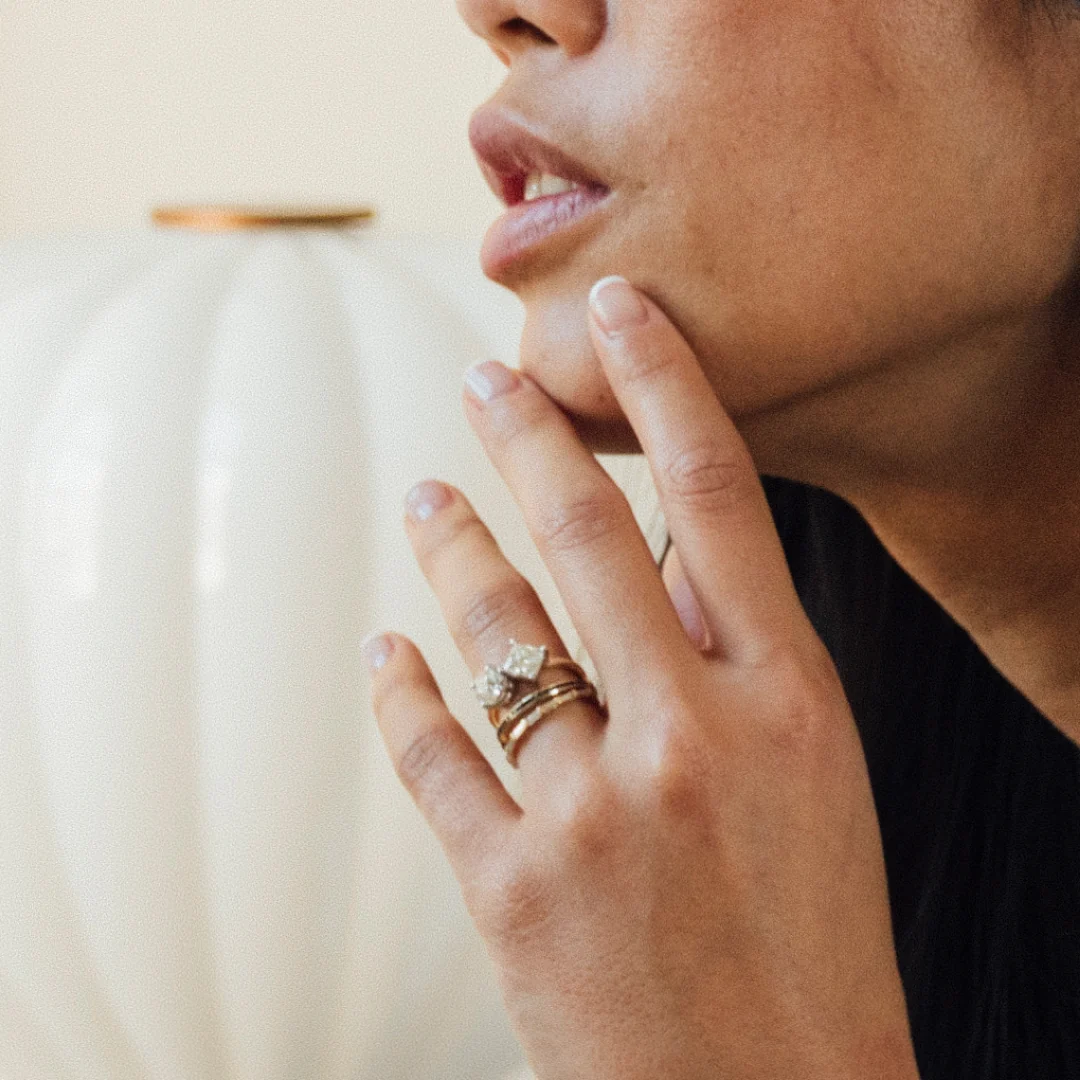 Toi et Moi Round & Radiant Diamond Ring - Image 9